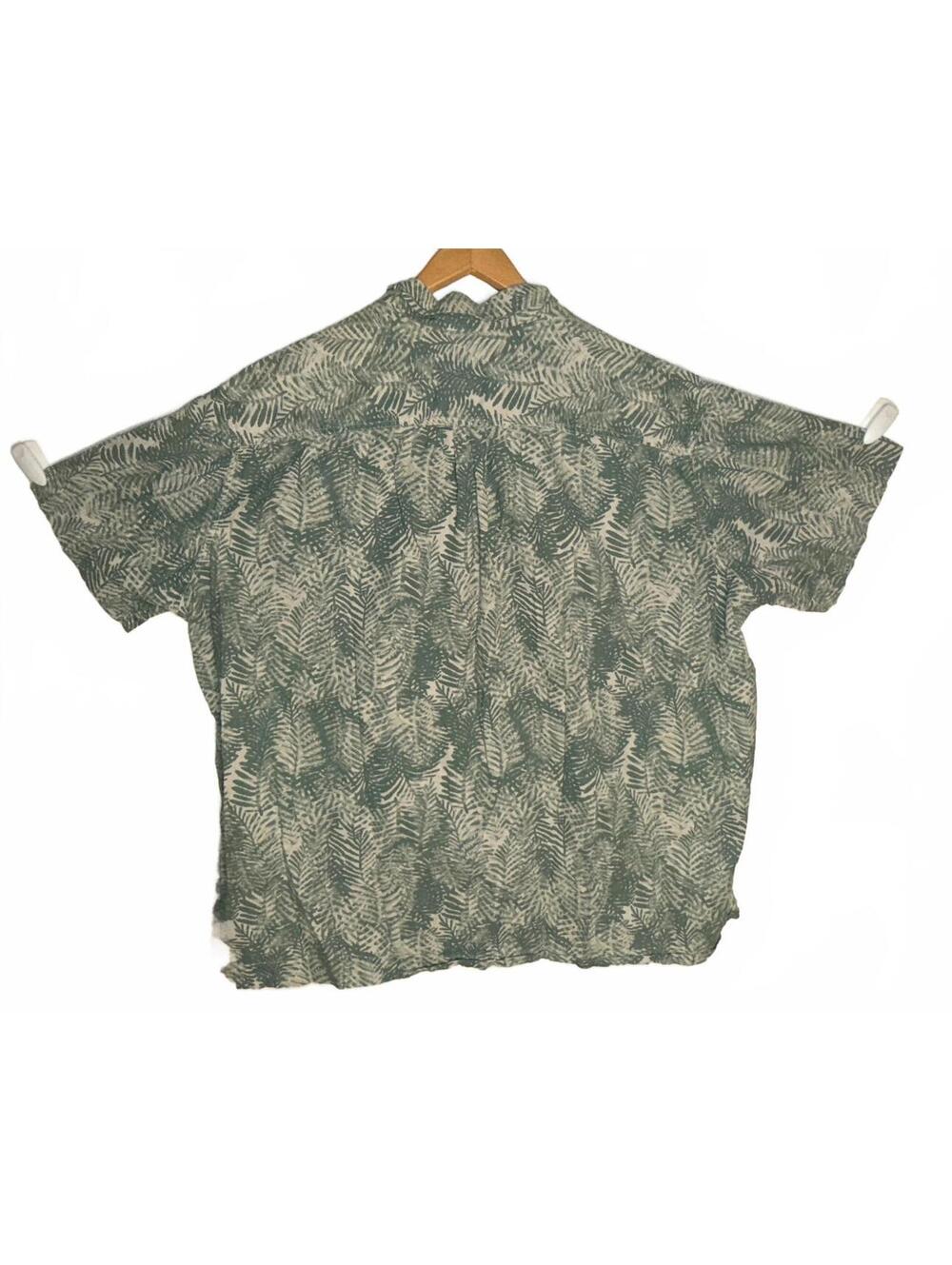 Eddie Bauer Men's 3XL Button-Up Shirt with Leaf Print - Picture 4 of 5